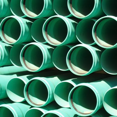 green drainage irrigation pipes